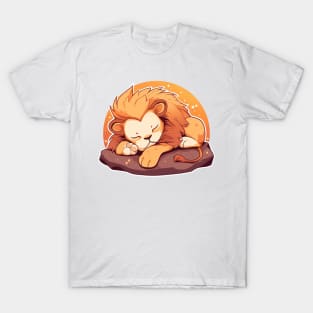 sleeping lioin T-Shirt